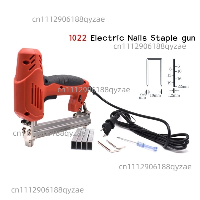 Woodworking Nail Gun - Elektrische Nagels Nietpistool Verstelbaar 1022-yard Nagelpistool