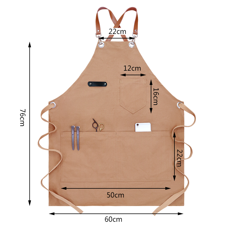 Woodworking Overalls - Duurzaam verdikt canvas schort waterdicht met