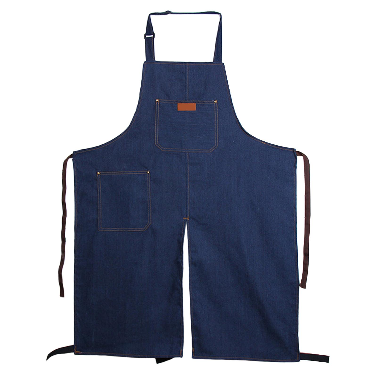 Woodworking Overalls - Verstelbare aardewerkschort met gespleten benen en