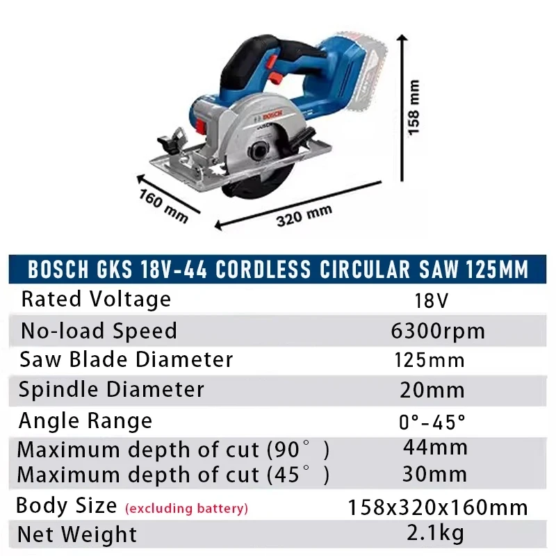 Bosch Accu Cirkelzaag GKS18V-4 - Woodworking Machines recensie en prijs