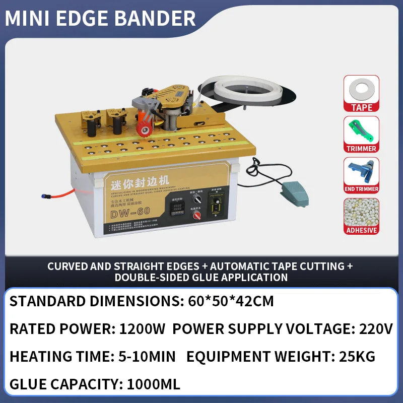DW-60 Mini Kantenaanlijmer, Ko - Woodworking Edge recensie en prijs