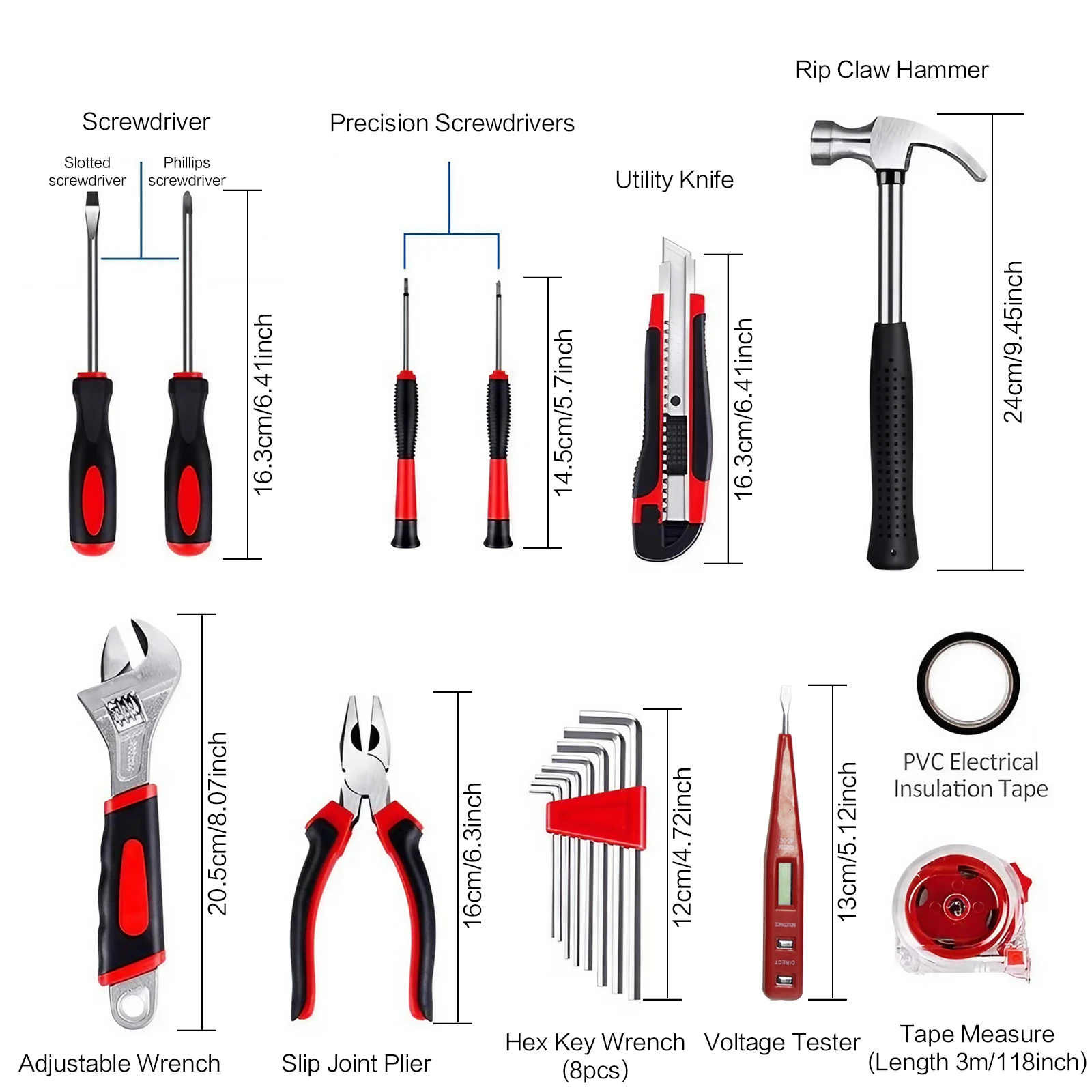 39/45-delige huishoudelijke ha - Woodworking Hand Saw recensie en prijs
