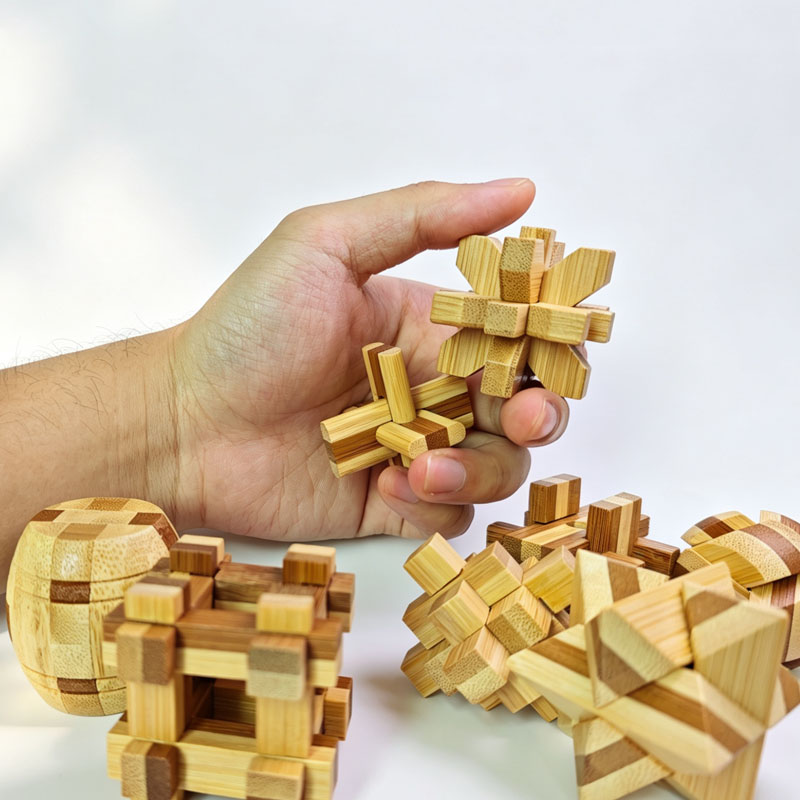 NIEUWE 4,5CM Lu Ban Slotpuzzel - Woodworking Hobby recensie en prijs