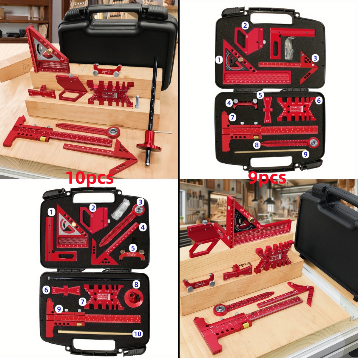 9 stks/10 stks Houtbewerking M - Woodworking Free Plans recensie en prijs