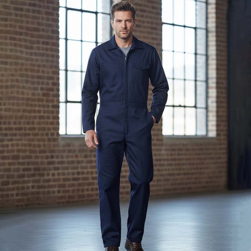 Heren marineblauwe volledige w - Woodworking Overalls recensie en prijs