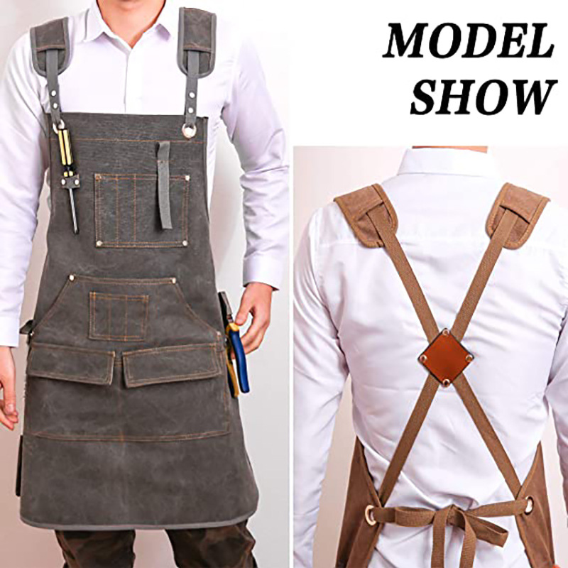 Eenvoudige verdikte canvas sch - Woodworking Overalls recensie en prijs