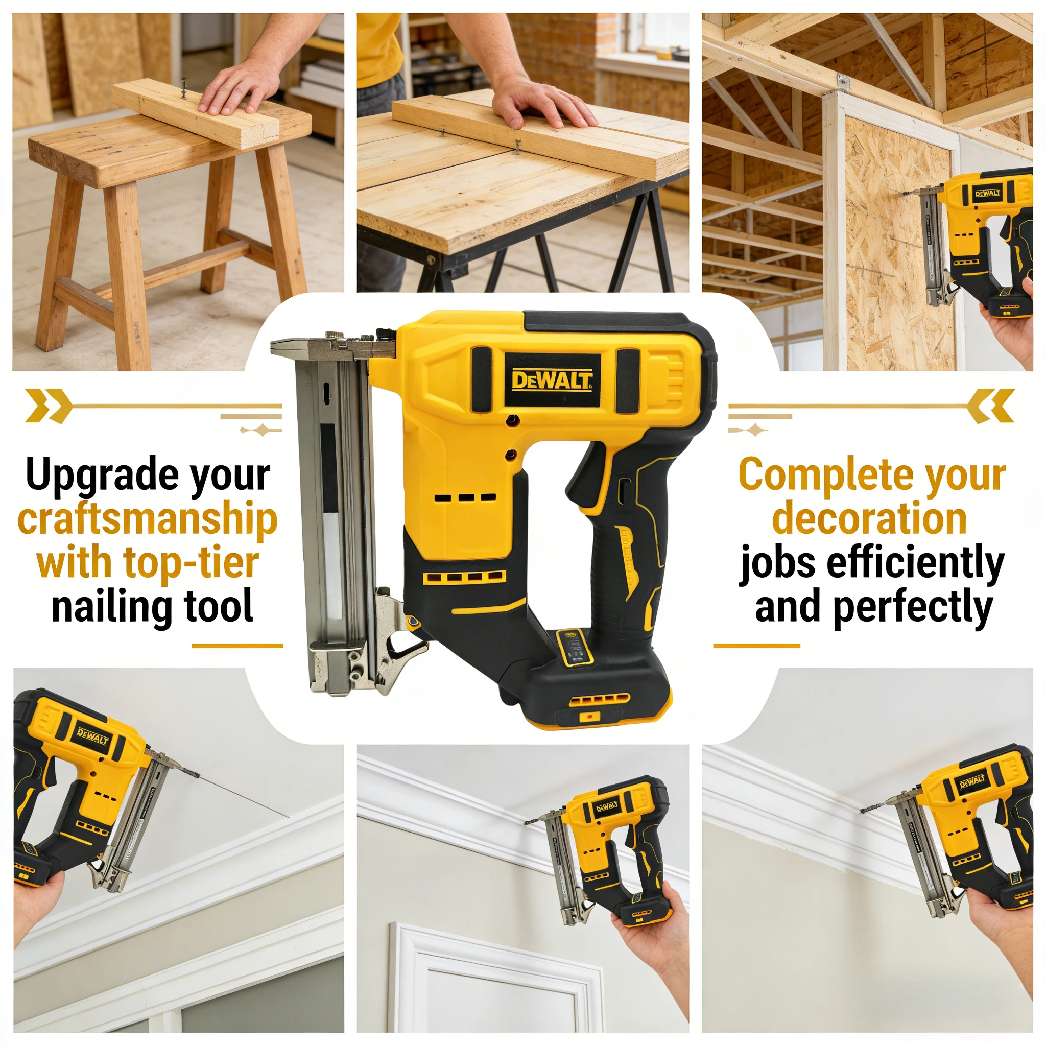 DEWALT Compact 18 Gauge Accu-n - Woodworking Nail Gun recensie en prijs