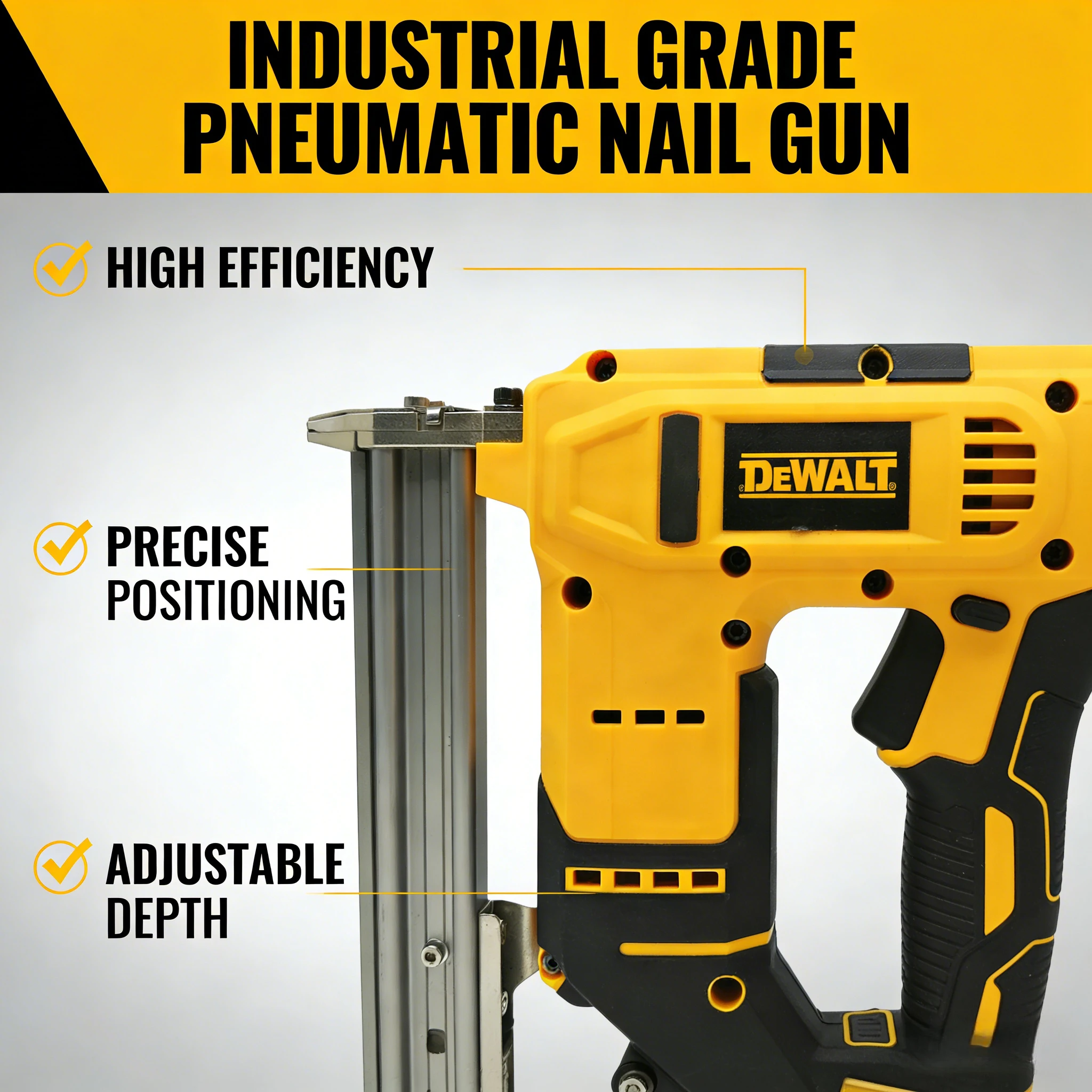 DEWALT Compact 18 Gauge Accu-n - Woodworking Nail Gun recensie en prijs